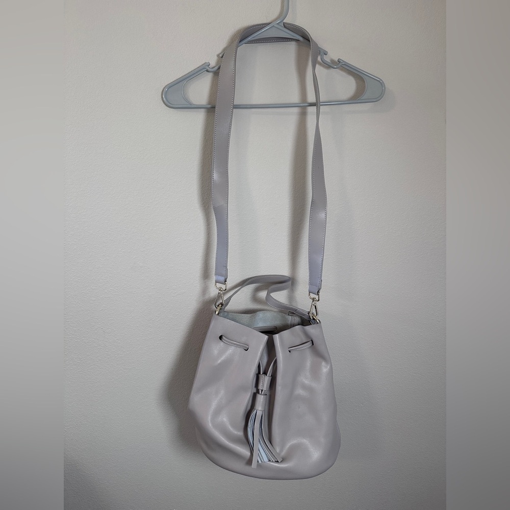 KC Jagger gray oversized women’s bag with short and long straps